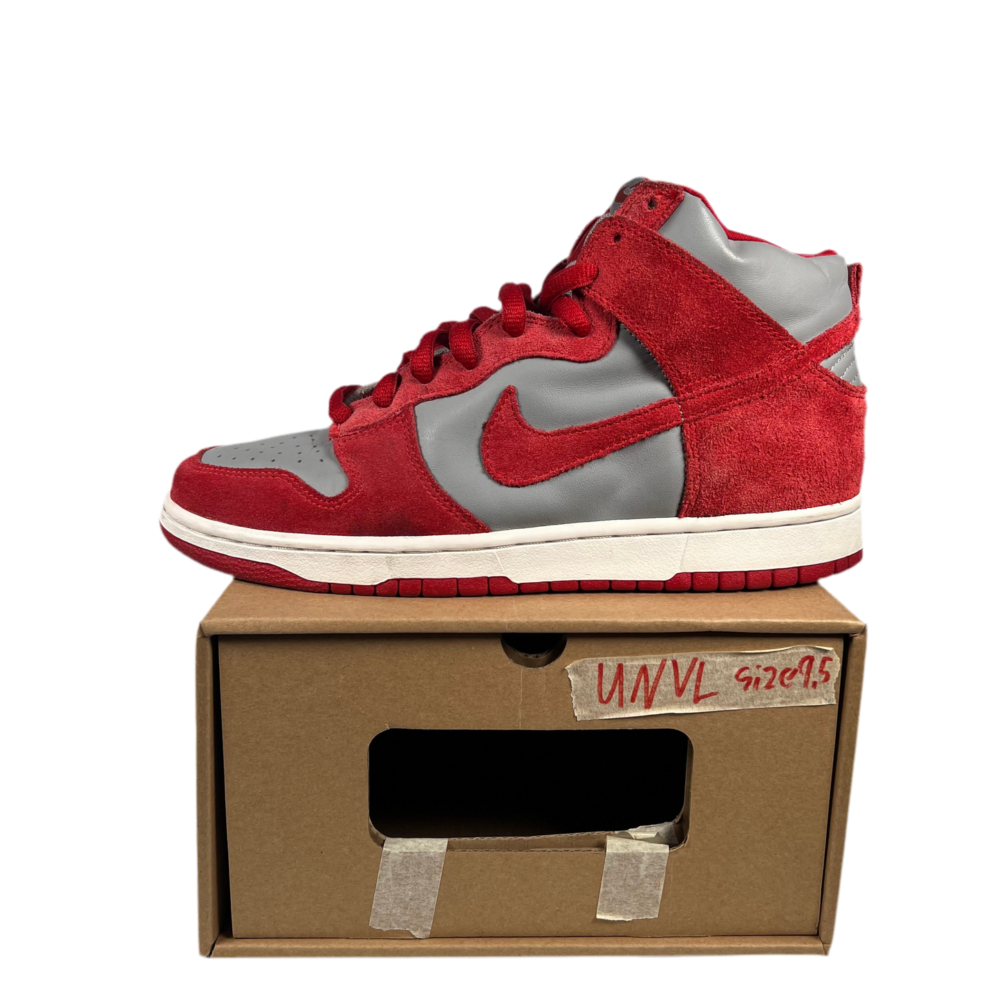 Nike Dunk High UNLV (2005) Size 9.5 USED s2963