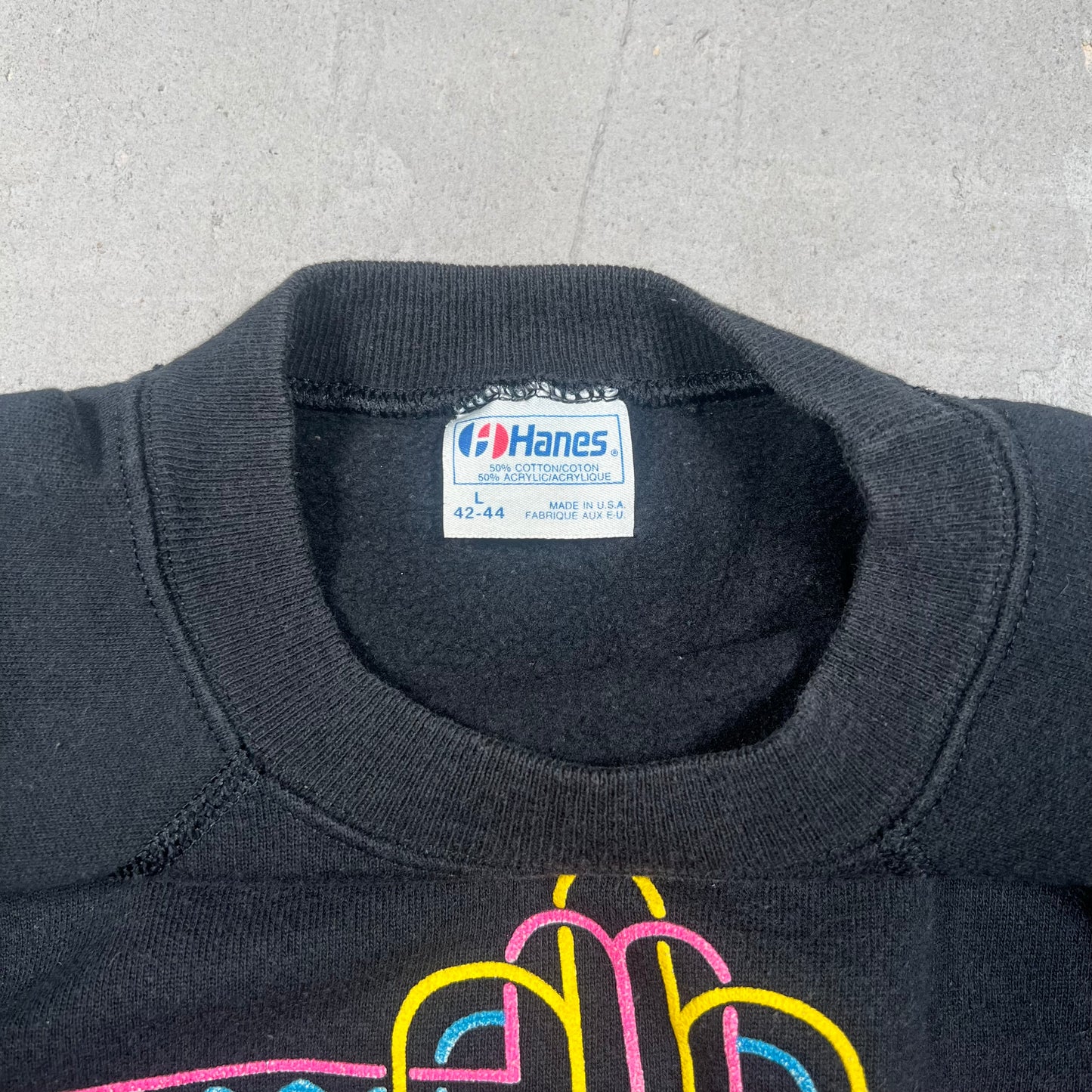 1990s Universal Studios Florida Black Crewneck Size Small USED v19168