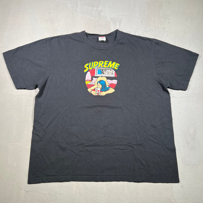 Supreme Bedroom Black Tee Size XL USED x17376