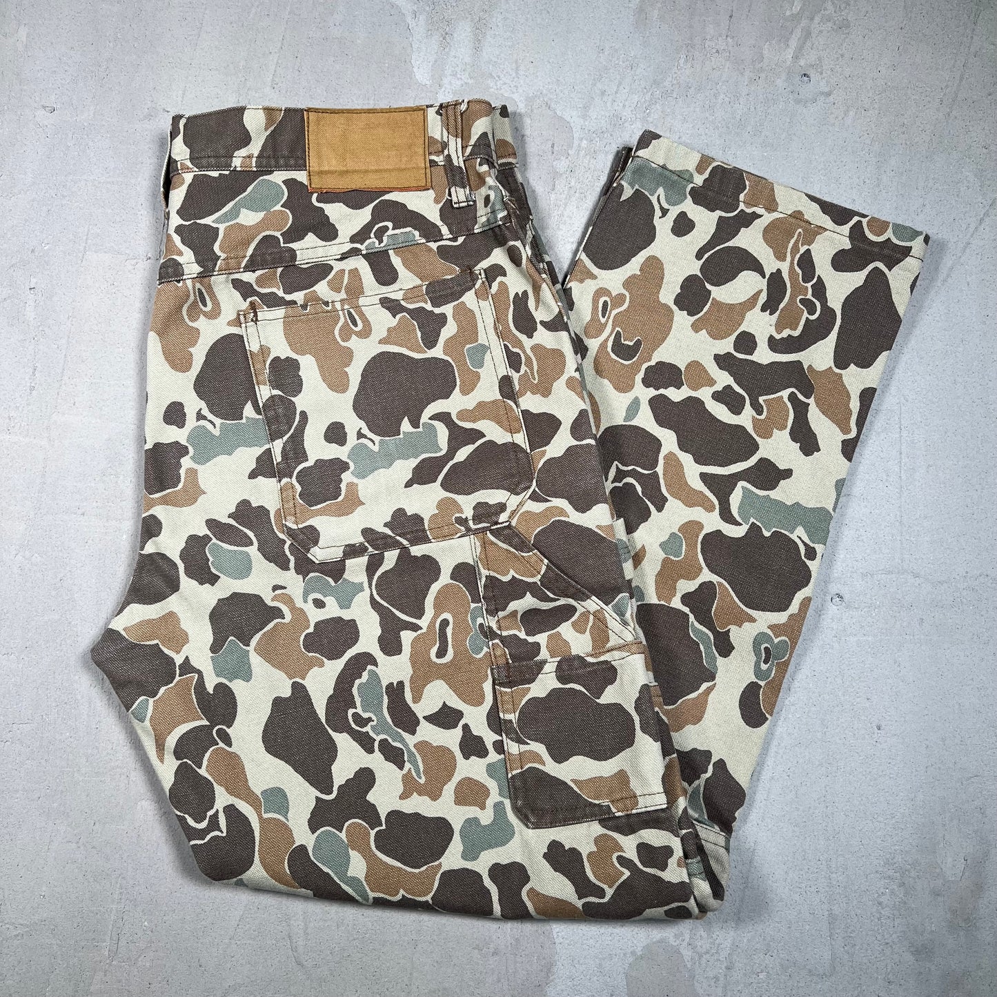 J. Crew Wallace and Barnes Duck Camo Workwear Pants Size 34 USED v19503