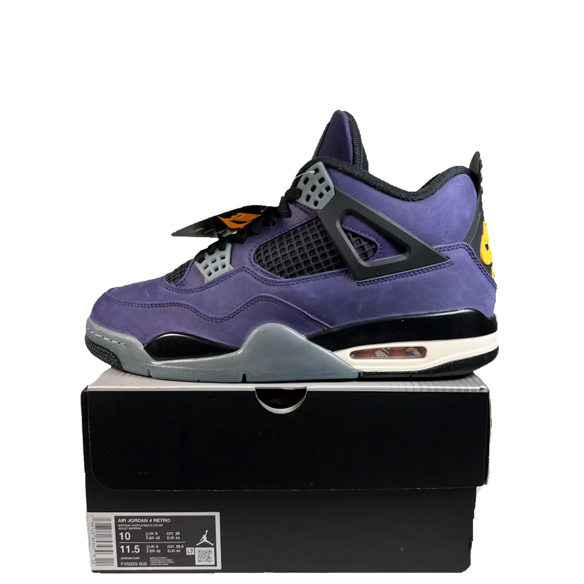 Jordan 4 Lakers (2026) Size 10 USED s23342