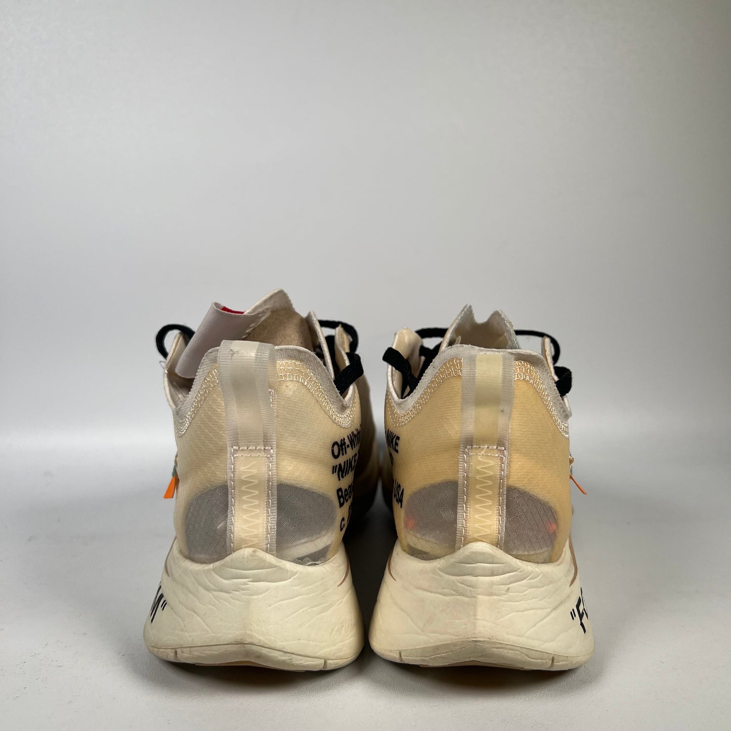 Nike Zoom Fly Off White White Size 6 USED s5000