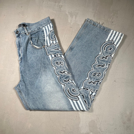 Vale Forever Insignia Light Blue Denim Jeans Size 34 USED x17245