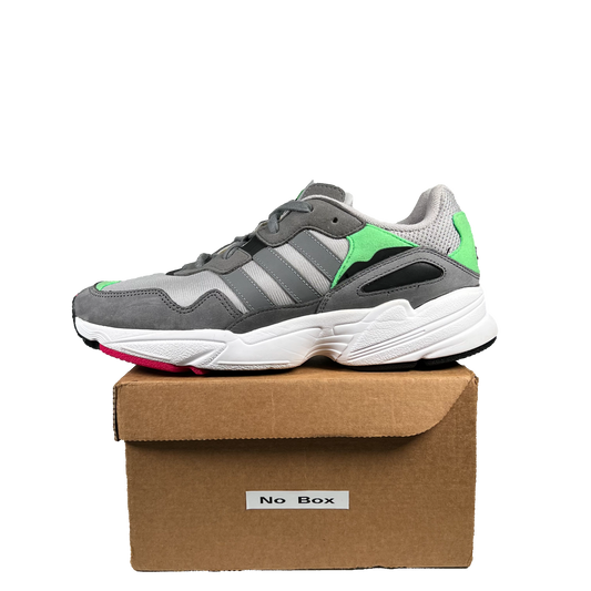 Adidas Yung-96 Grey Shock Pink (2018) Size 9.5 USED s19487