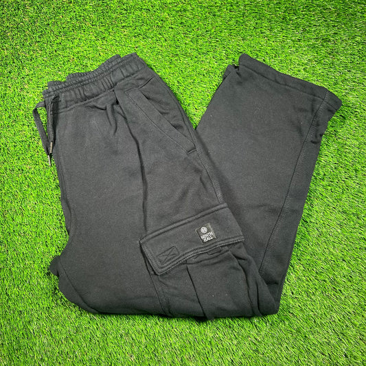 Ninth Hall Black Cargo Sweatpants Size Medium USED v18619