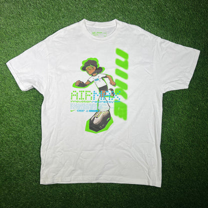 Nike Air Max Innovotion Rewred By Air White Tee Size XL USED v17533