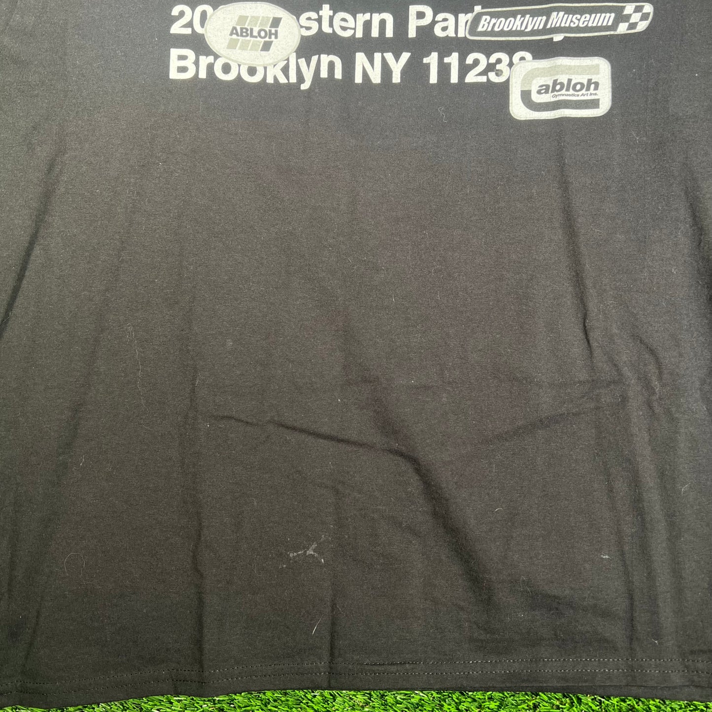 Virgil Abloh OFF White FOS Black Tee Size XL USED x15554