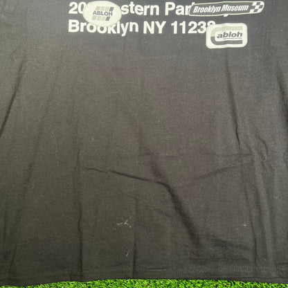 Virgil Abloh OFF White FOS Black Tee Size XL USED x15554