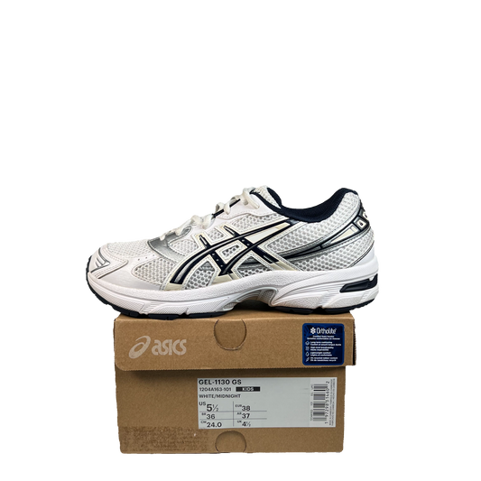 Asics Gel-1130 White Midnight (2024) Size 5.5 USED s22169