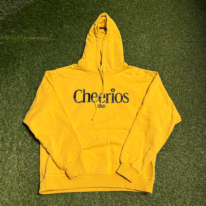 Kith Cheerios Yellow Hoodie Size Medium USED x14009
