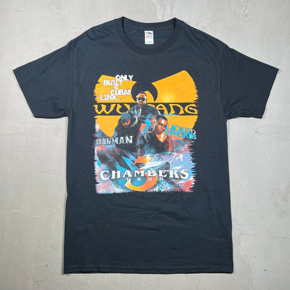 Wu tang Bootleg 3 chambers Tour Black Tee Size Medium NEW v9231