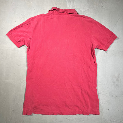 Y2K Polo Ralph Lauren Red Polo Size Medium USED v19419