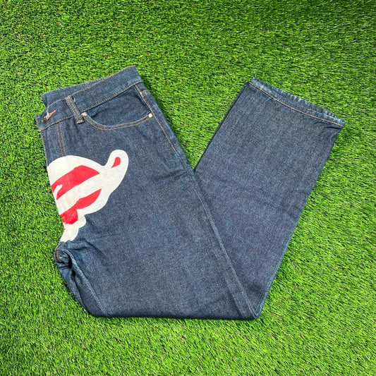 Billionaire Boys Club Ice Cream Running Dog Denim Size 32 USED x16210