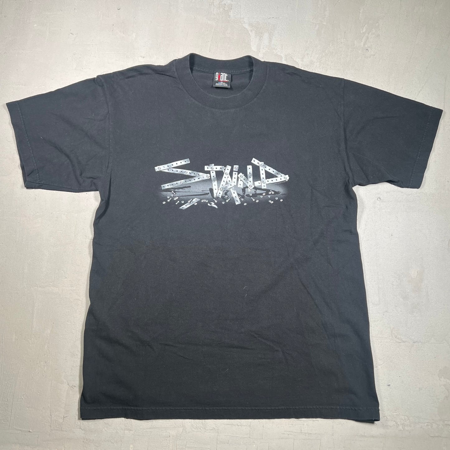 Staind 2003 Tour Gaint Tag Black Tee Size XL USED v13271