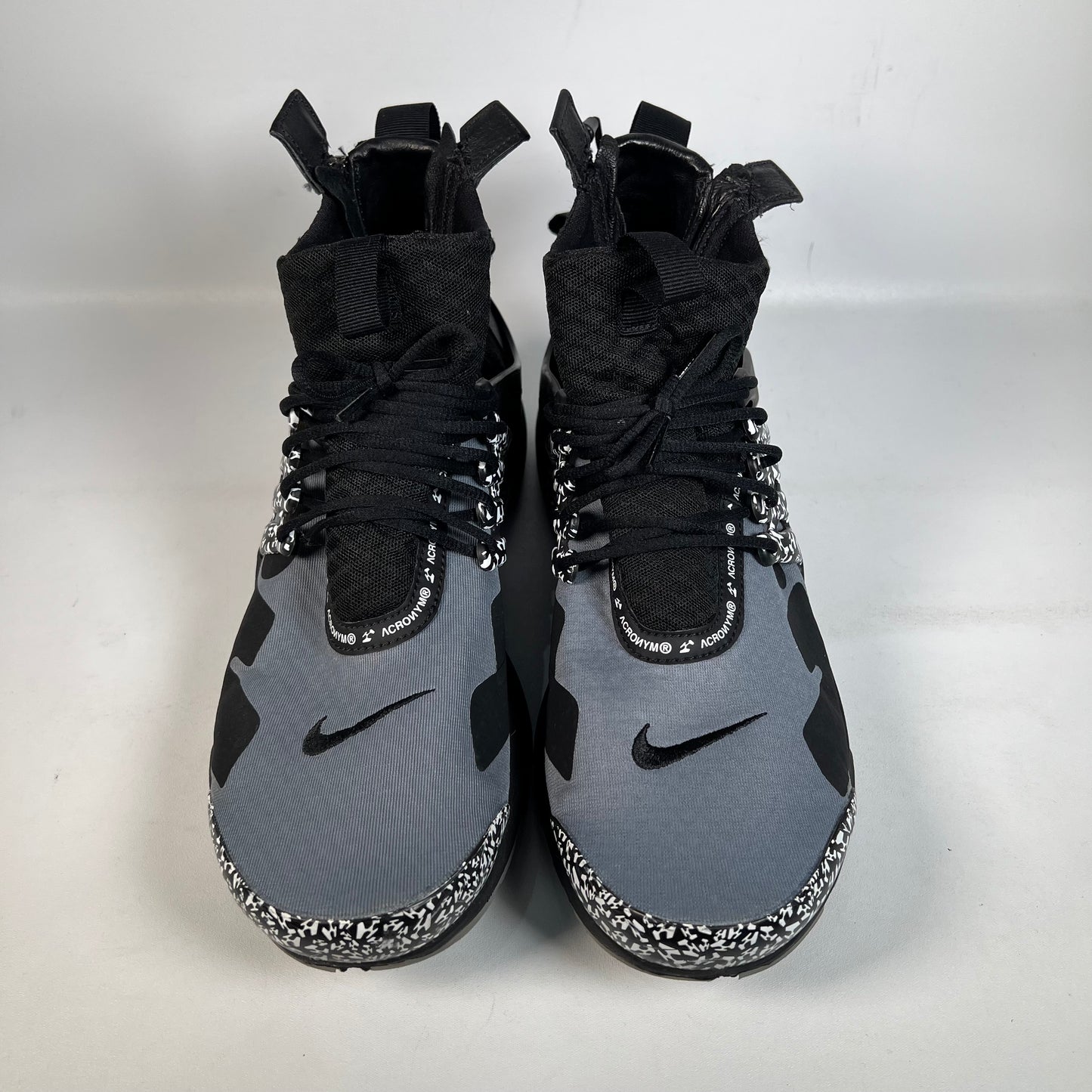 Nike Air Presto Mid Acronym Cool Grey (2018) Size 11 USED s21190