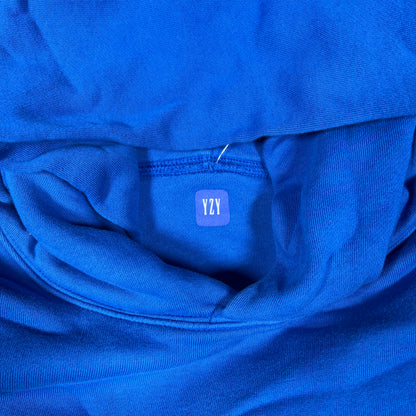 Yeezy Gap Double Layer Blue Hoodie Size XXL NEW x17398