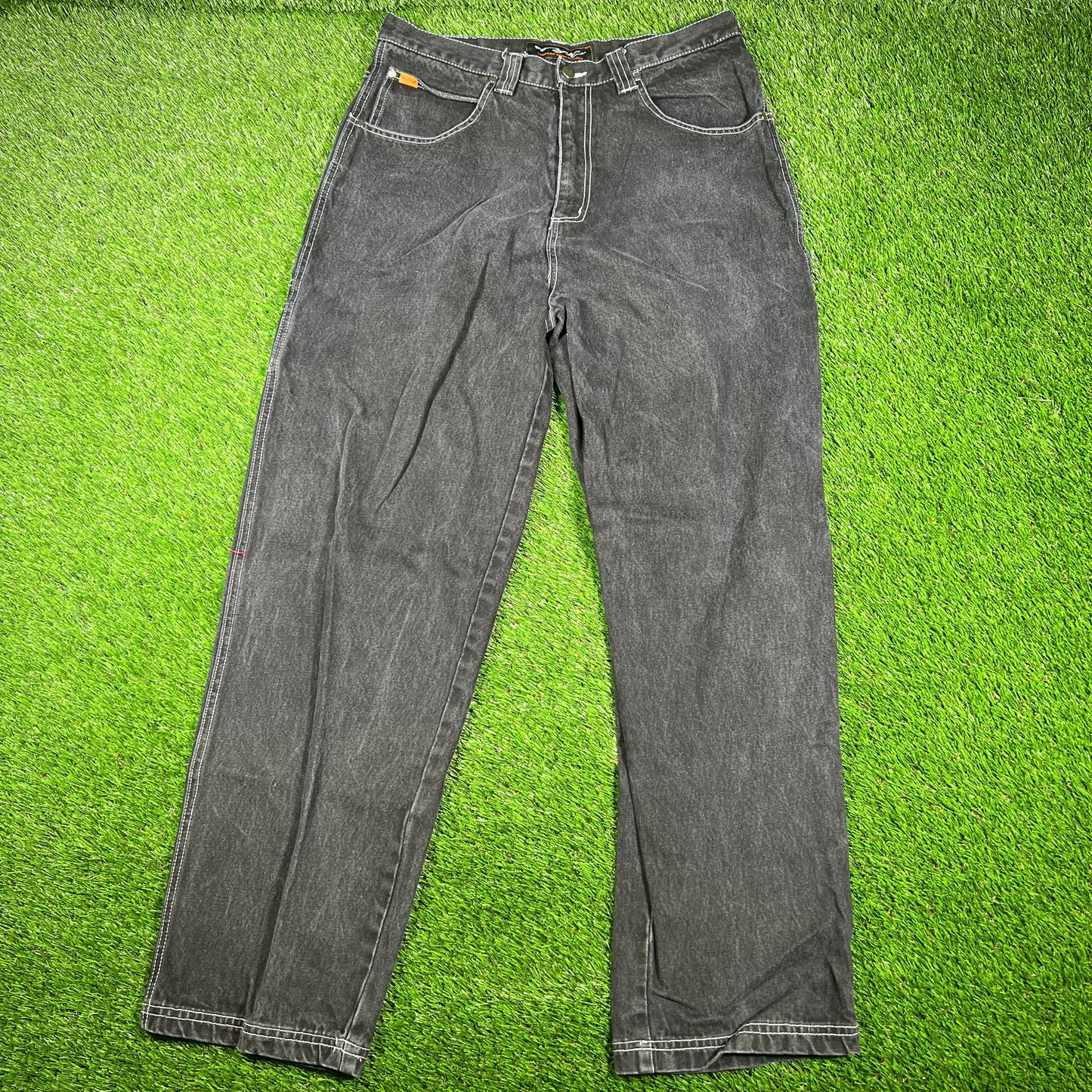 Y2K Moffat Collection Black Denim Jeans Size 36 USED v17023