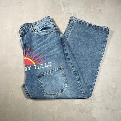 GV Gallery Raspberry Hills Casamigo Blue Denim Pants Size 36 USED x18932