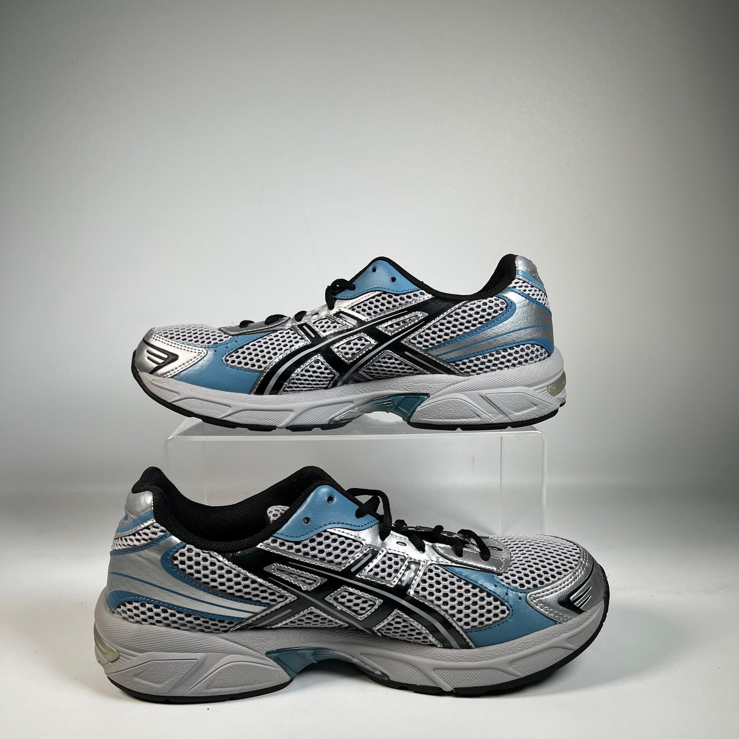 Asics GT 1130 Black Blue Silver (2025) Size 10.5 USED s22177