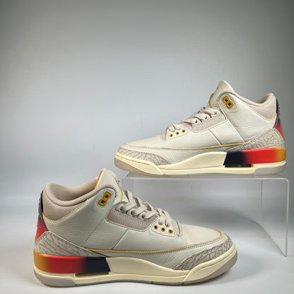 Jordan 3 J Balvin Medelin Sunset (2023) Size 8 USED s21948
