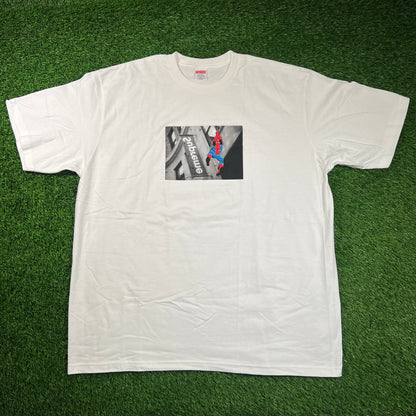 Supreme Spiderman White Tee Size XXL NEW x16408