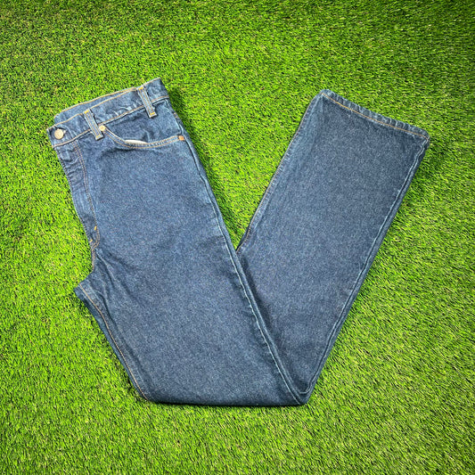 1990s Levi's 517 Orange Tab Denim Jeans Size 34 NEW v18650