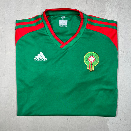 Adidas Morocco National Green Soccer Jersey Size XL USED v19303