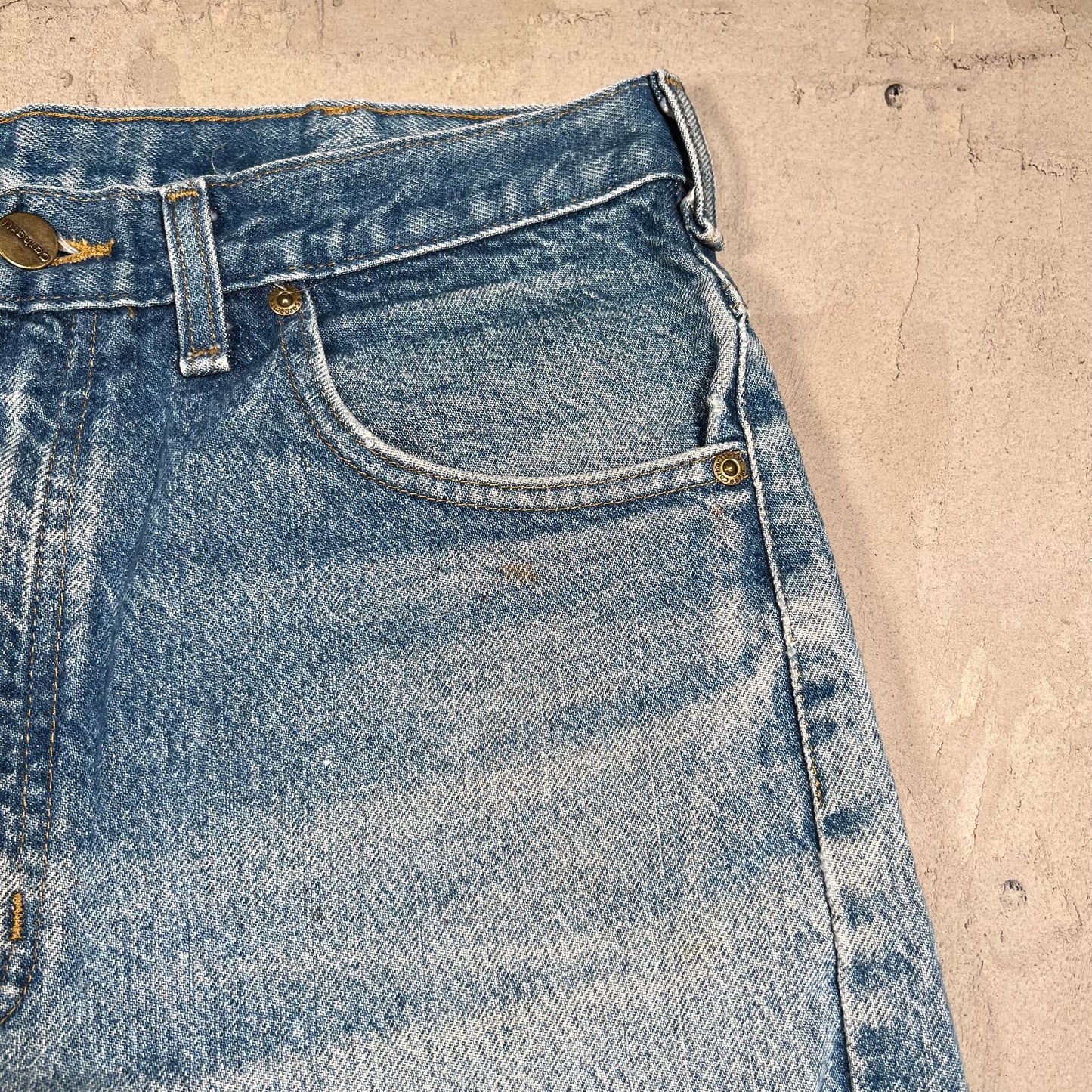 Y2K Carhartt Blue Jeans Size 34 USED v19354