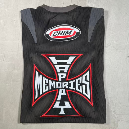 HMDD Black/Grey Moto Racing Jersey Size Large USED x18924