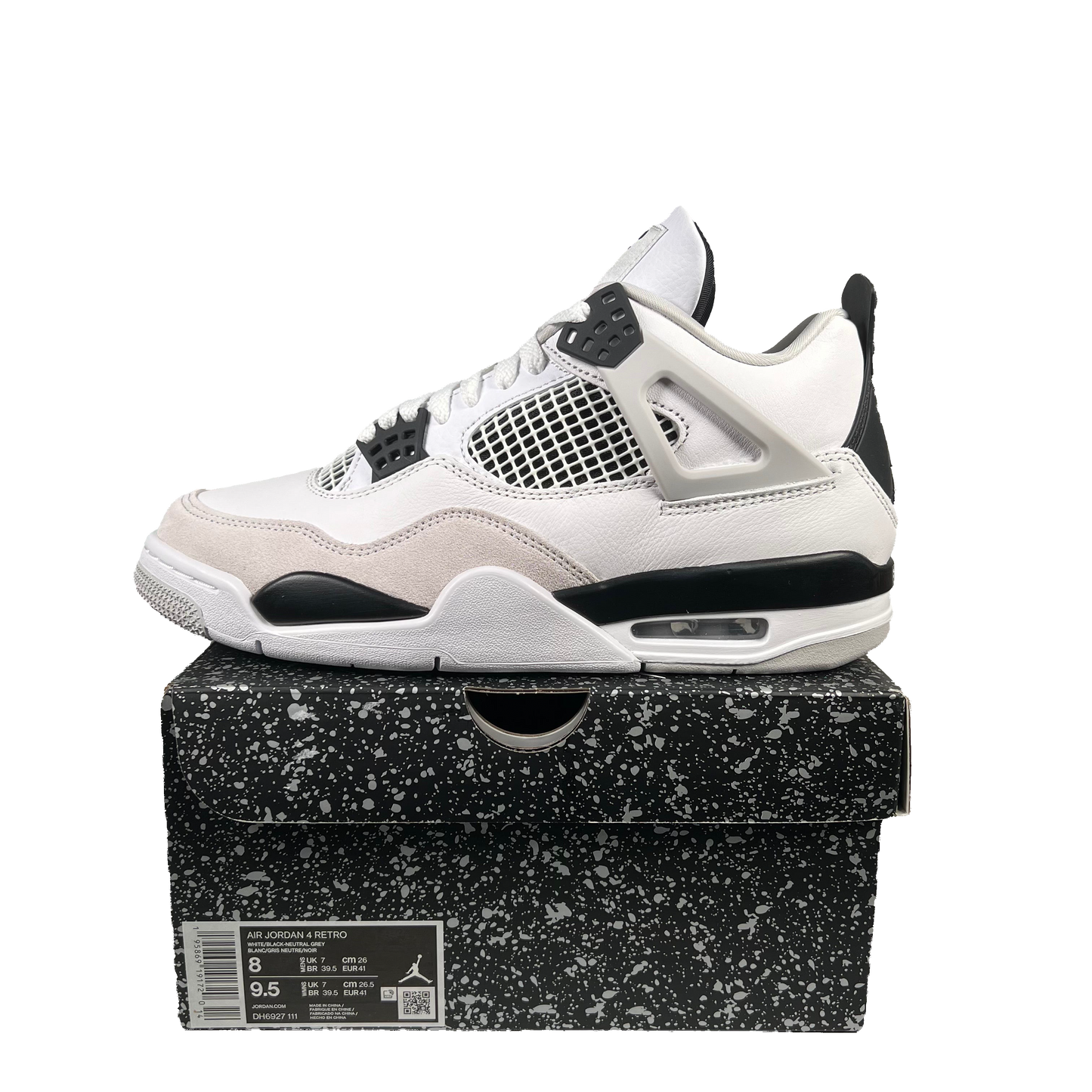 Jordan 4 Military Black (2022) Size 8 NEW s18440