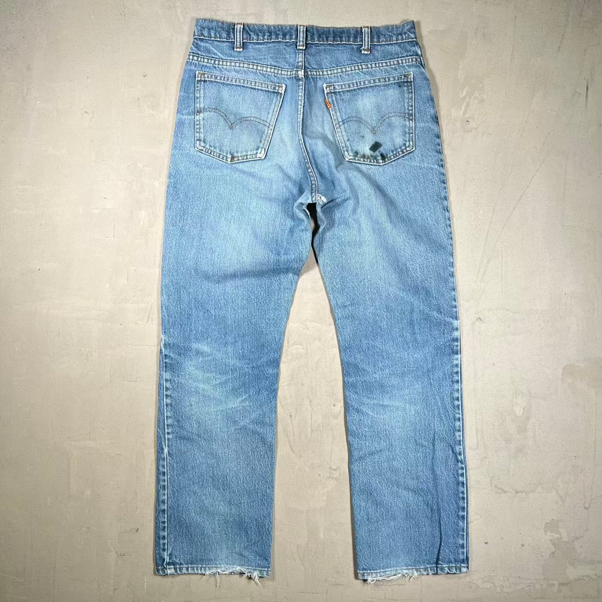 1990s Levi Orange Tab Blue Denim Jeans Size 33 USED v20426