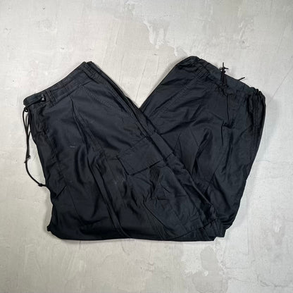 Needles Black Lightweight Cargo Pants Size Large USED x18921