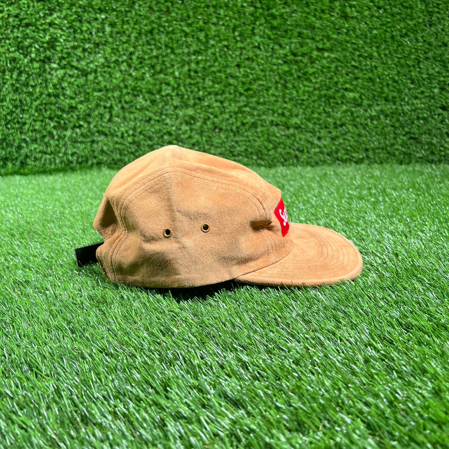 Supreme Brown Suede Camp Cap (2017) NEW x16057
