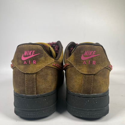 Nike Air Force 1 Low Boucle Desert Moss Fierce Pink (2025) Size 11 USED s23777