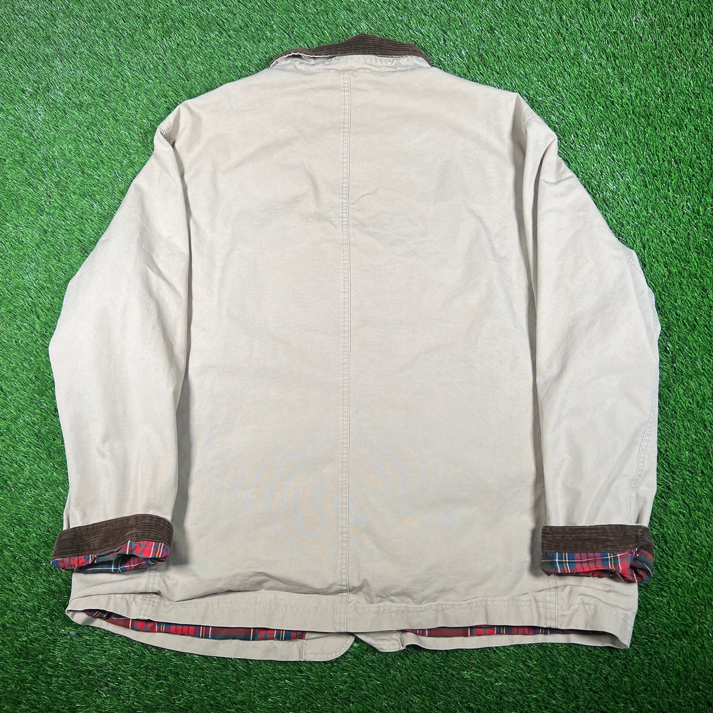Ralph Lauren Polo Canvas Tan Barn Coat Size XL USED v18116