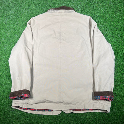Ralph Lauren Polo Canvas Tan Barn Coat Size XL USED v18116