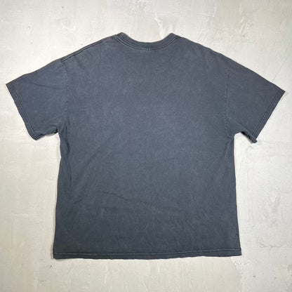 2001 Korn Sick and Twisted Glow in Dark Tour Black Tee Size XL USED v20408