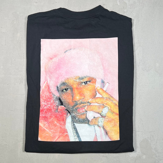 Dipset USA Black Pink Camron Tee Size Large USED v19205