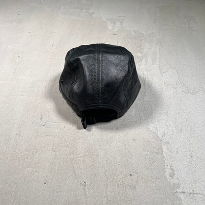 Supreme Leather Camp Cap (2016) USED x17538