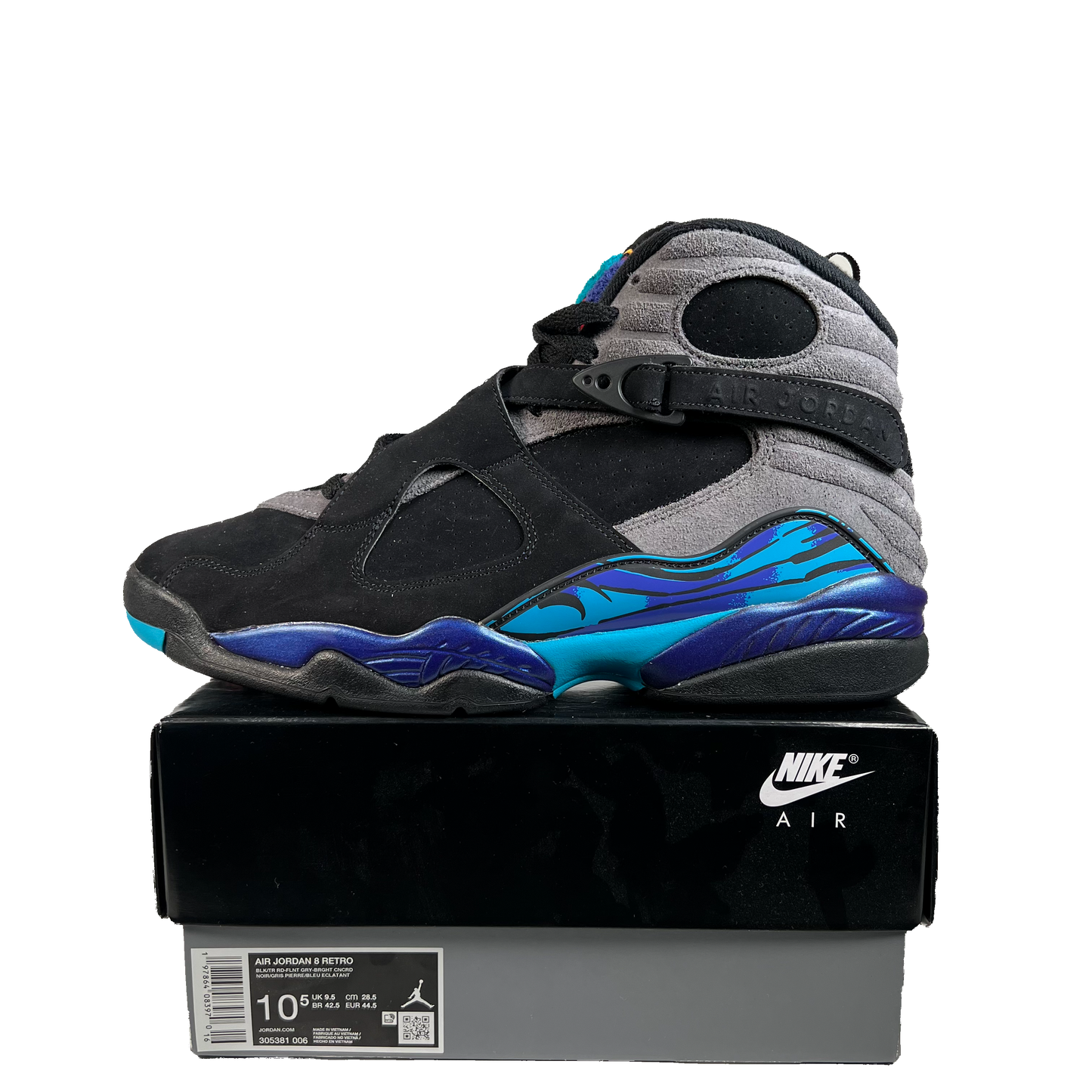 Jordan 8 Aqua (2025) Size 10.5 NEW s22431
