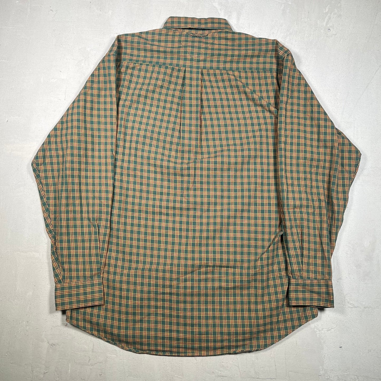 1990s Tommy Hilfiger Green/Red Plaid Button Up Size Small USED v19302
