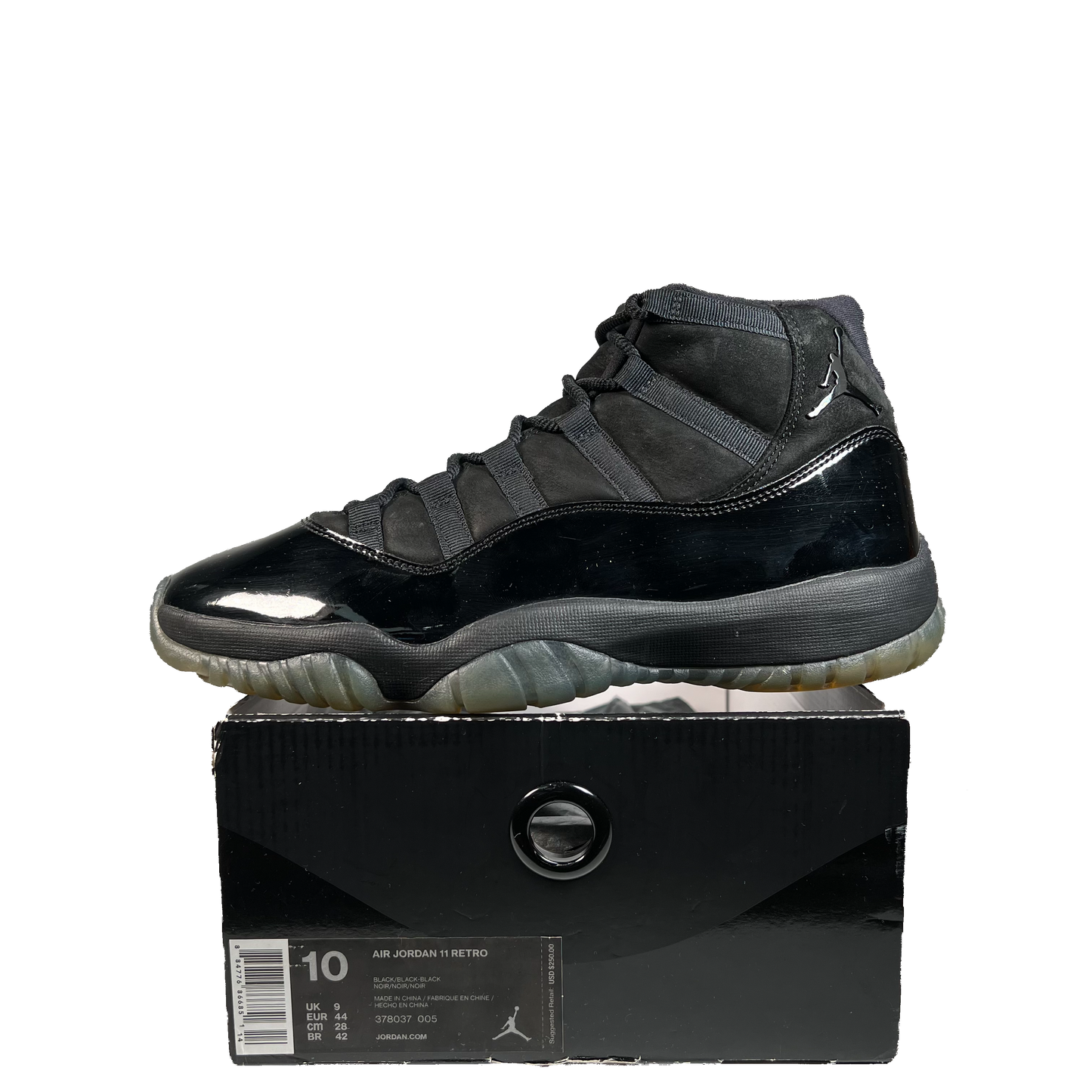 Jordan 11 Cap and Gown (2018) Size 10 USED s21196