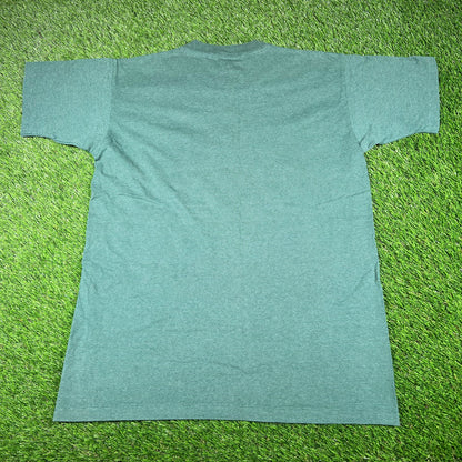 1990s Green Camp Mohawk Tee Size Large USED v16920