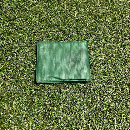 1990s Louis Vuitton Epi Leather Bifold Green Wallet USED x14073