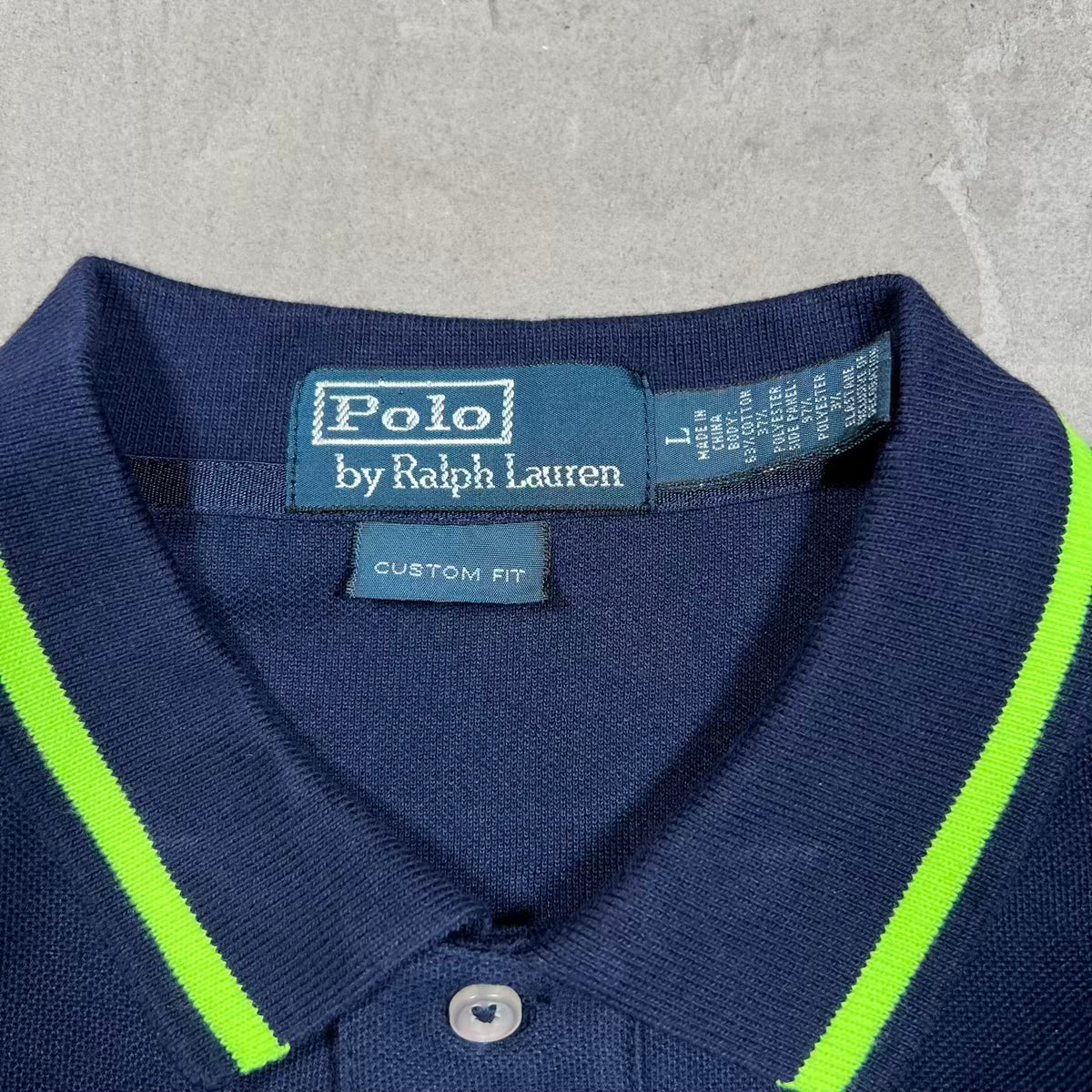 Polo Ralph Lauren US Open 2011 Navy Polo Size Large USED v20221