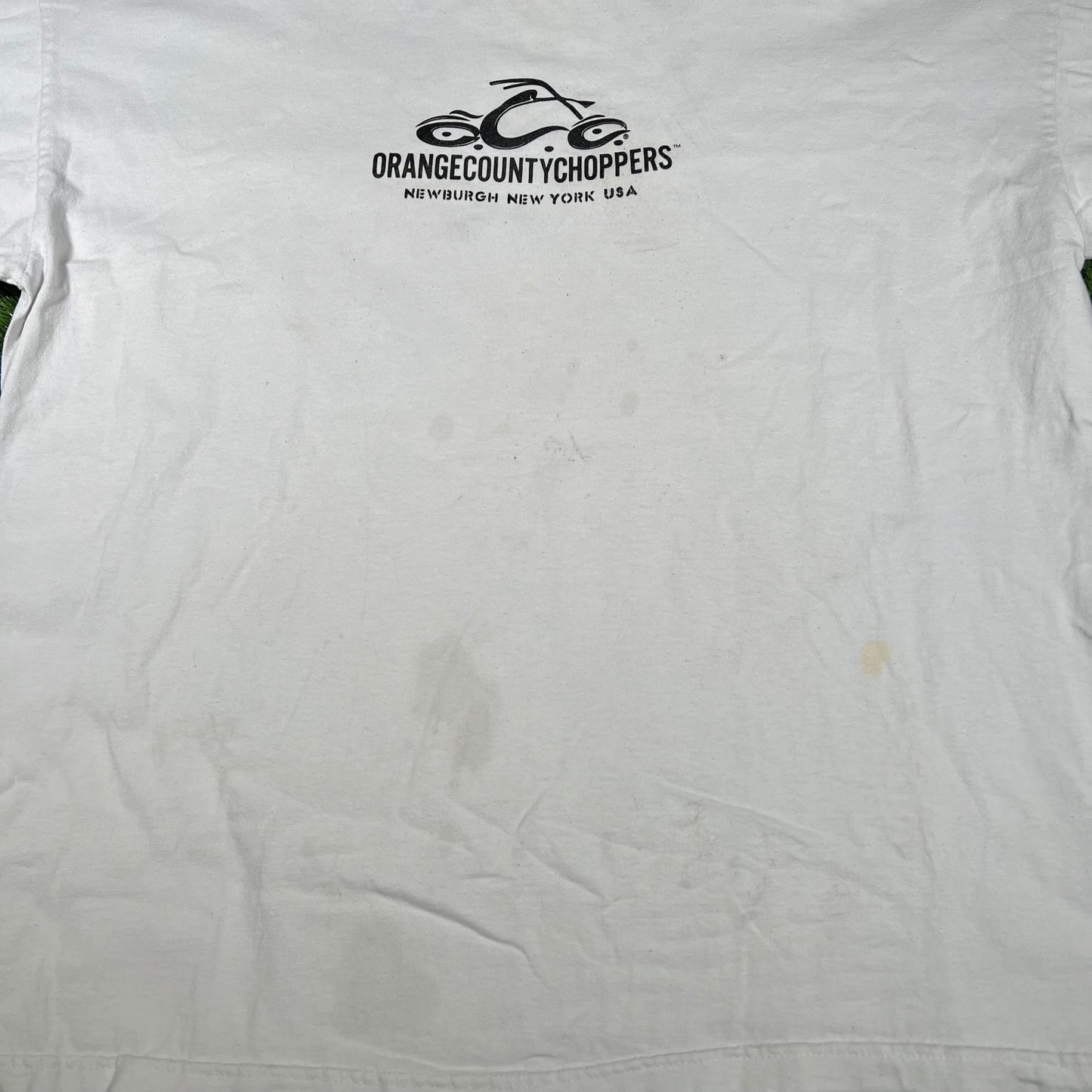 Y2K Orange County Choppers White Longsleeve Size XL USED v17346