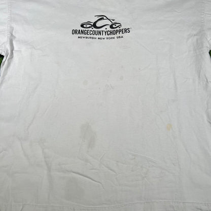 Y2K Orange County Choppers White Longsleeve Size XL USED v17346