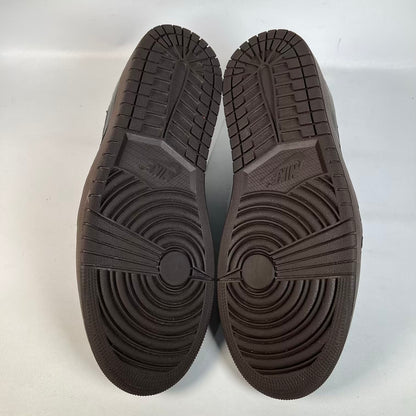 Jordan 1 Low Travis Scott Velvet Brown (2024) Size 12 USED s23343