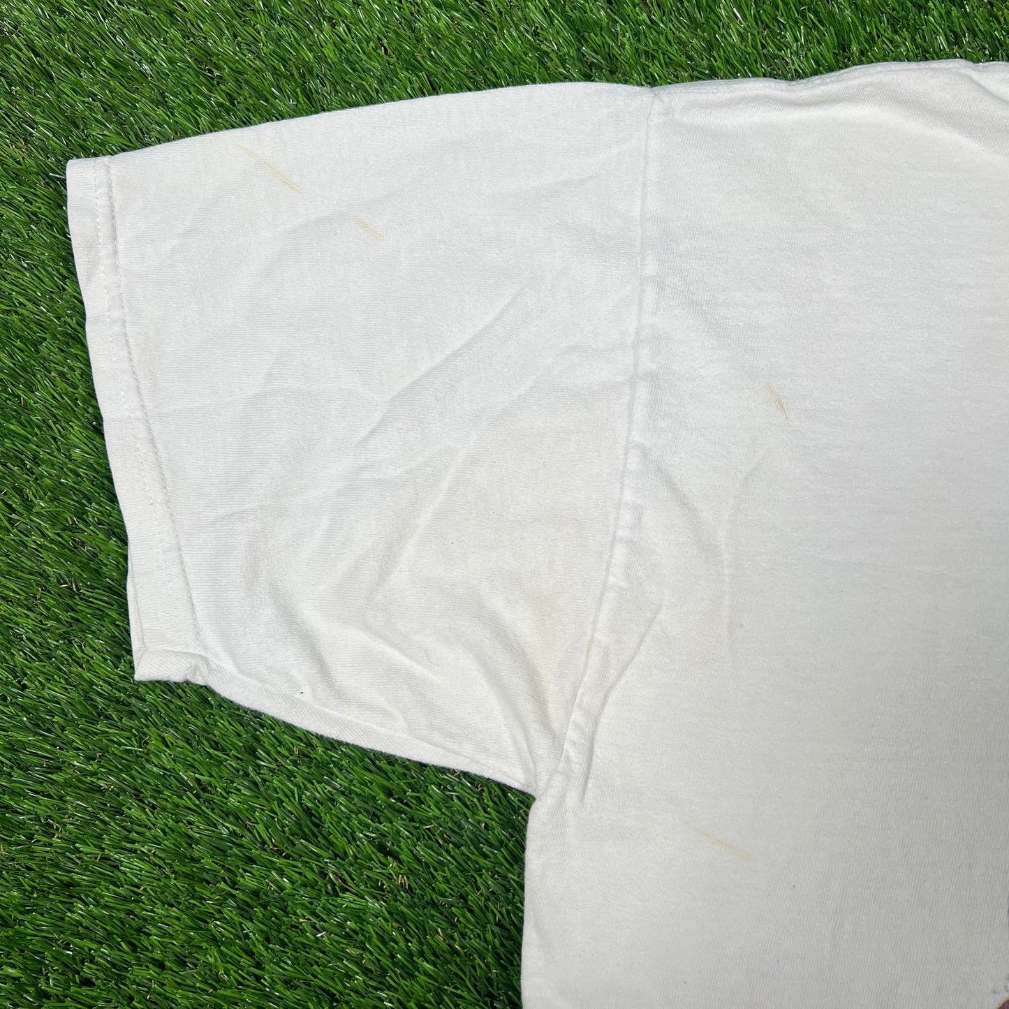 2004 MBNA America Speedway Nascar Racing White Tee Size XL USED v17432