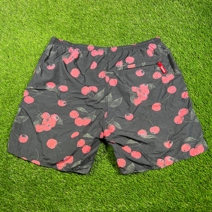 Supreme Nylon Water Short Black Cherry (2019) Size Larege USED x14818
